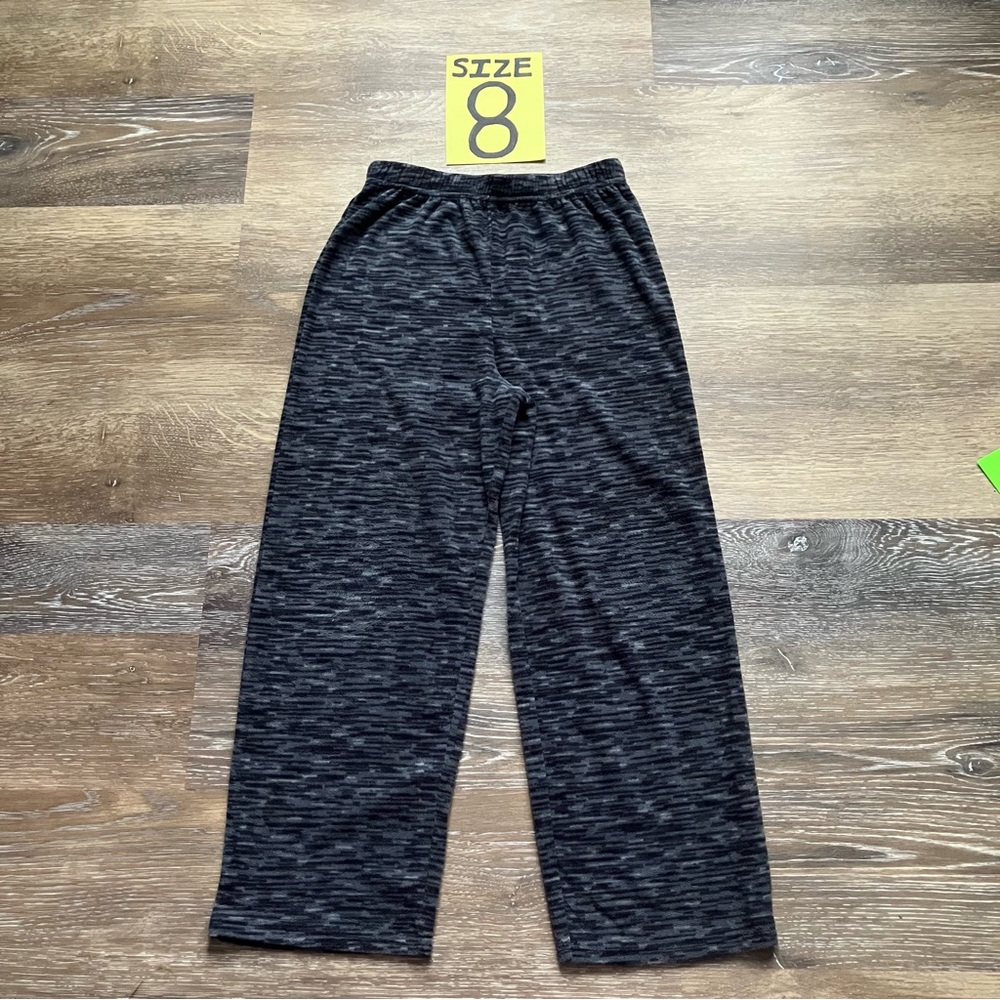 Cuddl Duds Kids Fleece Charcoal Joggers Size 8